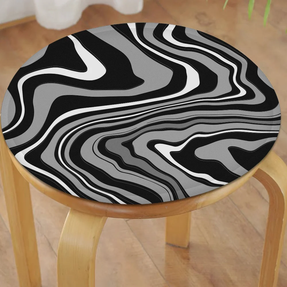 Strata Liquid Modern Minimalist Style Stool Pad Patio Home Kitchen Office Chair Seat Cushion Pads Sofa Seat 40x40cm Outdoor