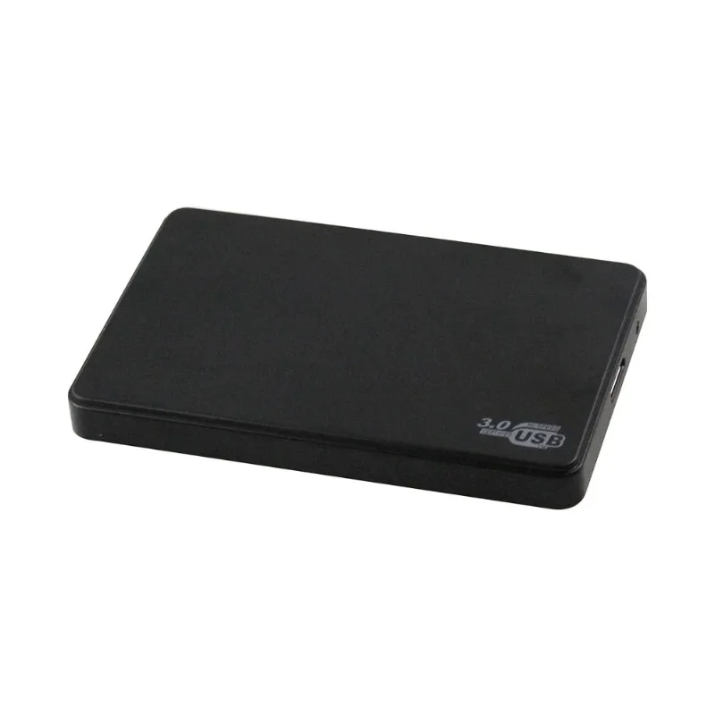 HDD 케이스 USB 3.0 SATA HDD 박스, 하드 드라이브 외장 인클로저, 나사 없는 블랙 케이스, PC용 하드 디스크 X, 2TB