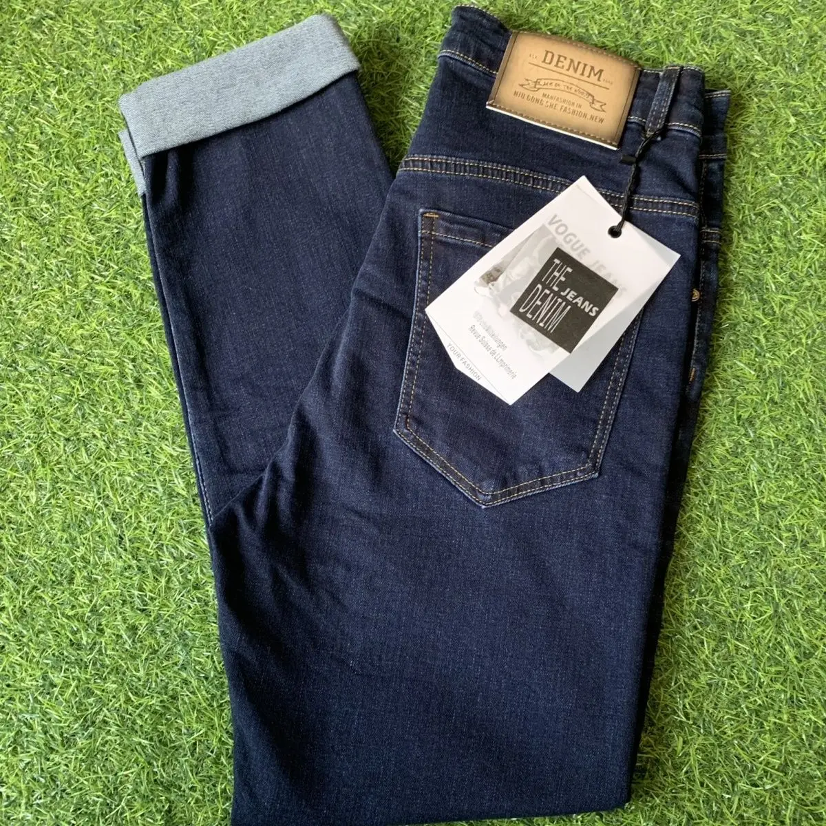 Men's Stretch Jeans Mid Rise Loose Fit Plus Size Denim Pants Spring Fall Winter Casual Trousers