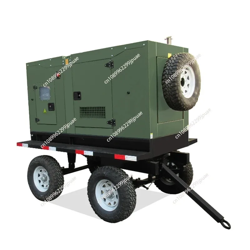 Mobile High Power Generator Set 30-2000KW Automatic Traction Power Generation Equipment