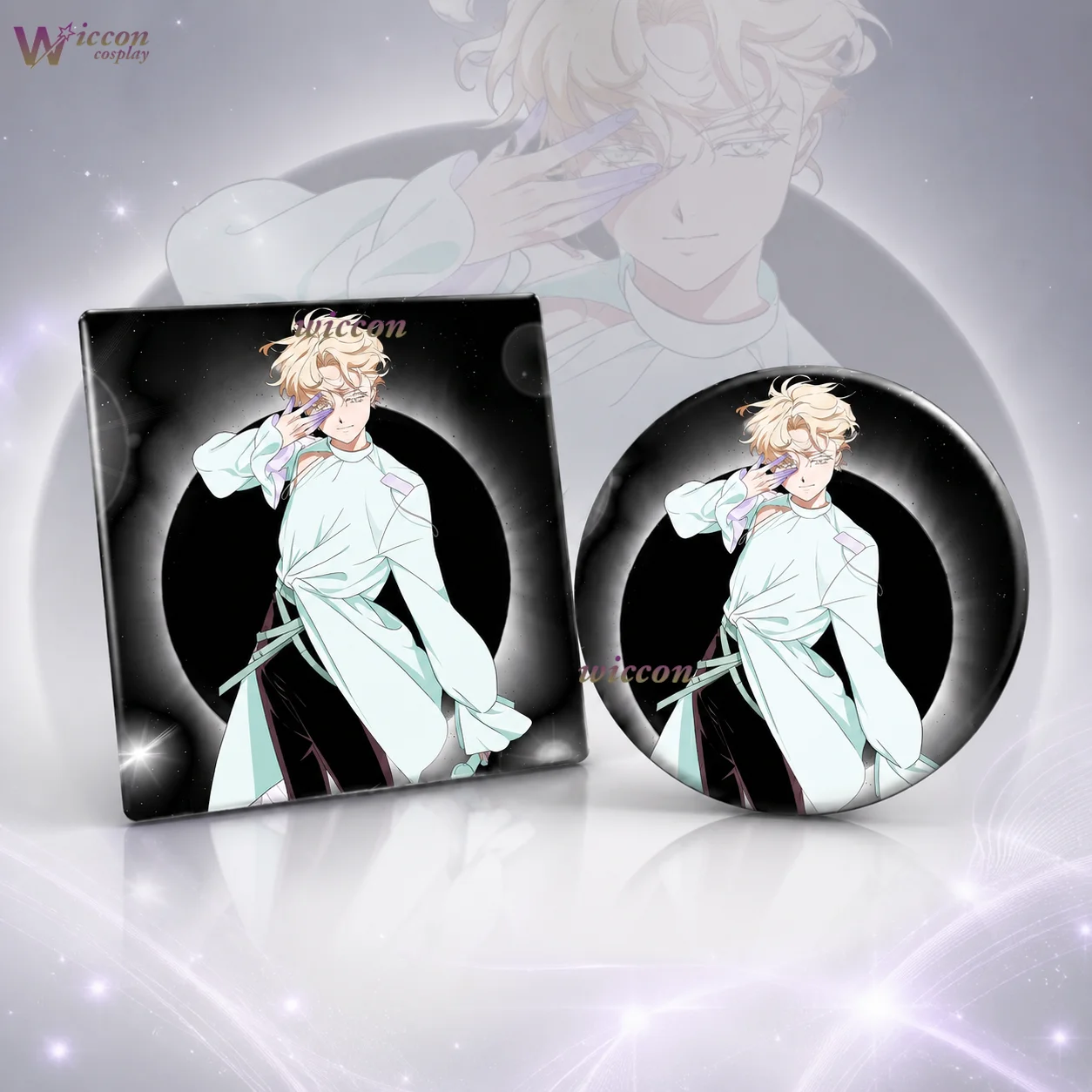 CosCCOS ALIEN STAGE Luka Anime Pin Badge Luka Brooch ALNST VIVINOS Luka Button Collectible Merch Luka ALIEN STAGE Badge