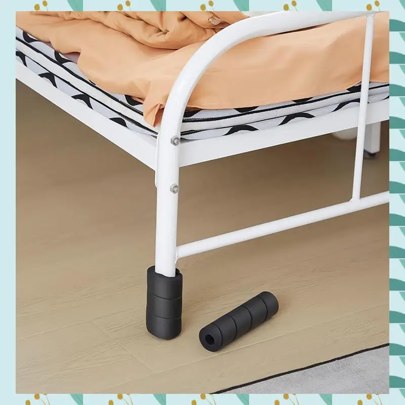 

A71P 4 Pcs Bed Frame Toe Protectors 6Inch Bed Frame Leg Covers, Bed Frame Feet Protectors For Toe Saver Keep Your Toes