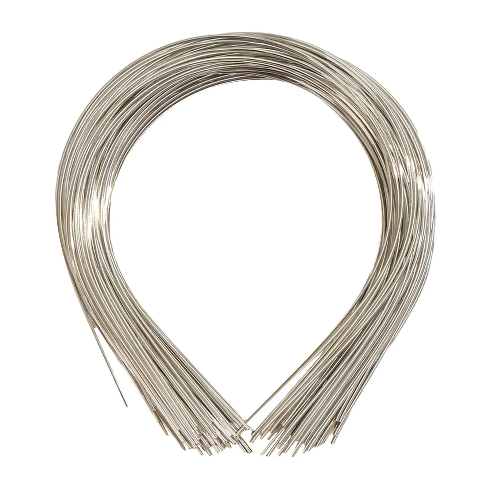 50 Count Metal Headbands for Crafting Projects Hair Accessories