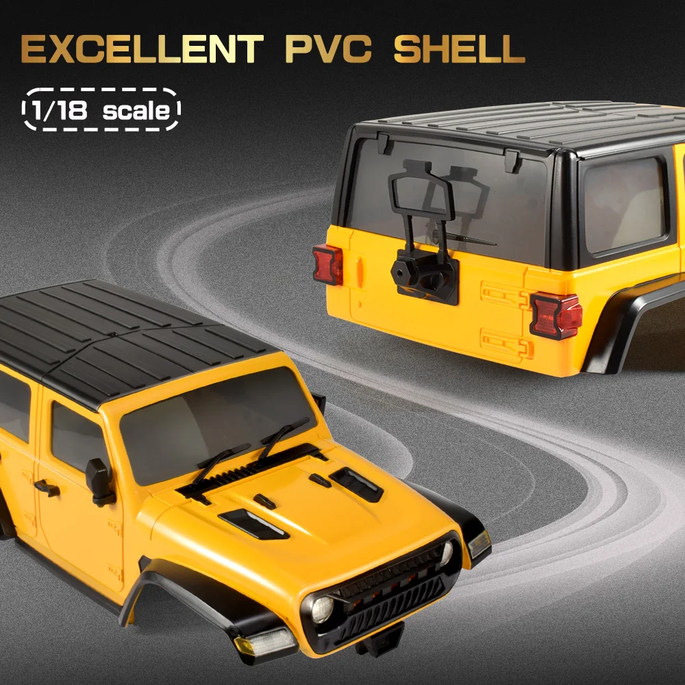 AUSTAR RC Car Shell 1:18 Car Casing Hard Body Pickup Body Shell For 1/18 RC Crawler Car