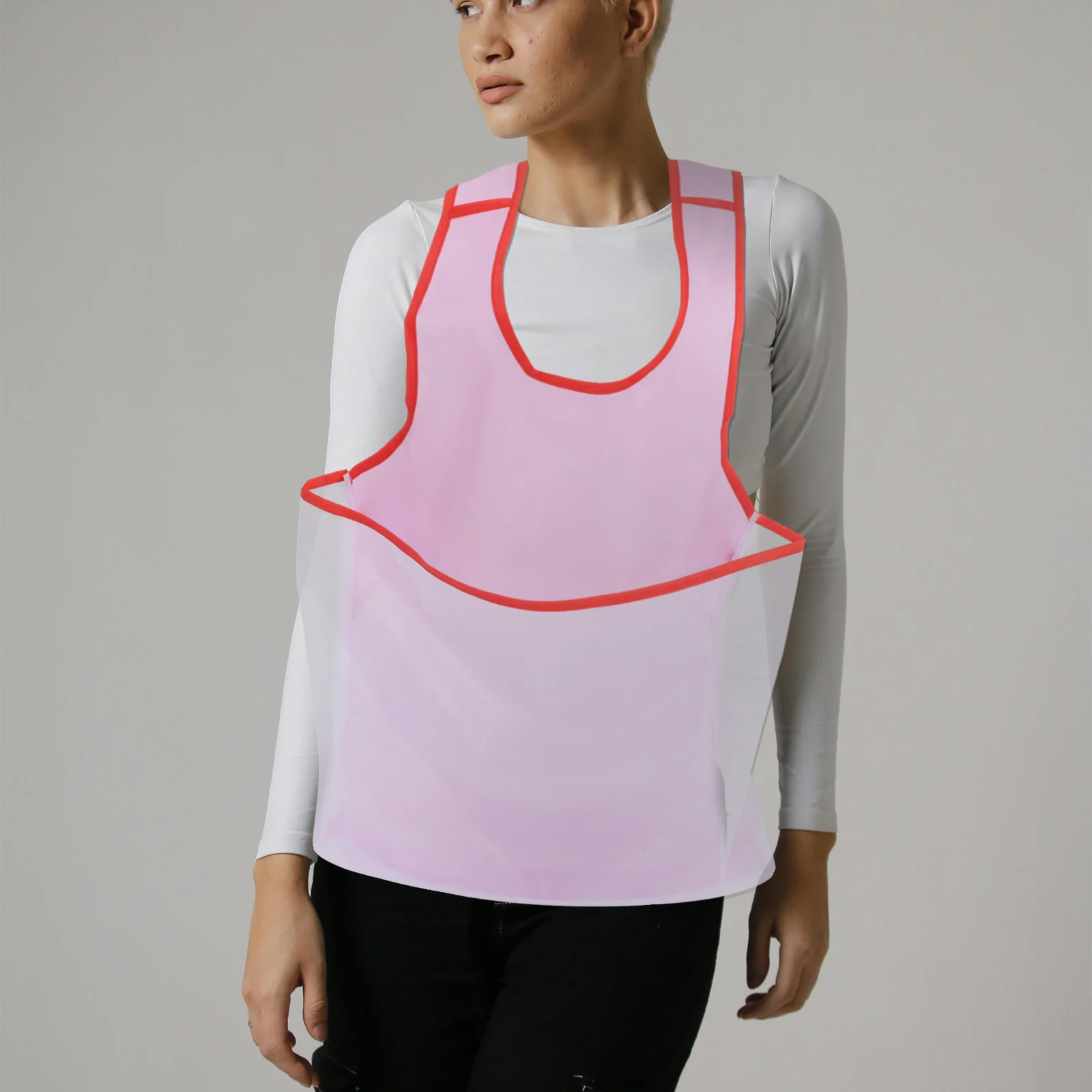 

Household Laundry Apron with Pouch Waterproof Apron for Drying Clothes Simple Stylish Design for Kitchen Garden Or Laundry Room