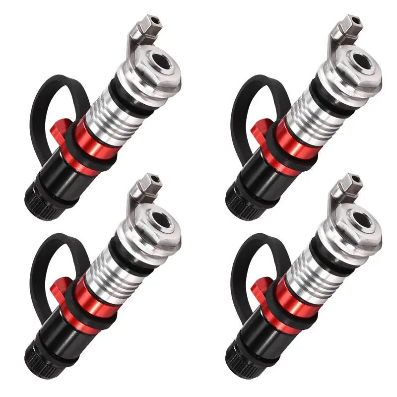 ABXN-4PCS Car Pressure Relief Valve Off-Road Sand Tire Quick Release Valve Desert Tire Quick Release Valve Grooved Style