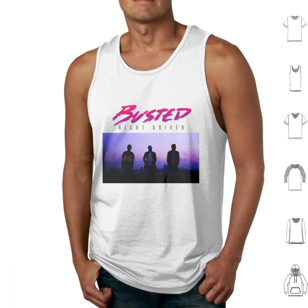 Busted Night Driver Tank Tops Print Cotton Busted Music Band Mcbusted Charlie James Bourne Matt Willis Busted Band Air