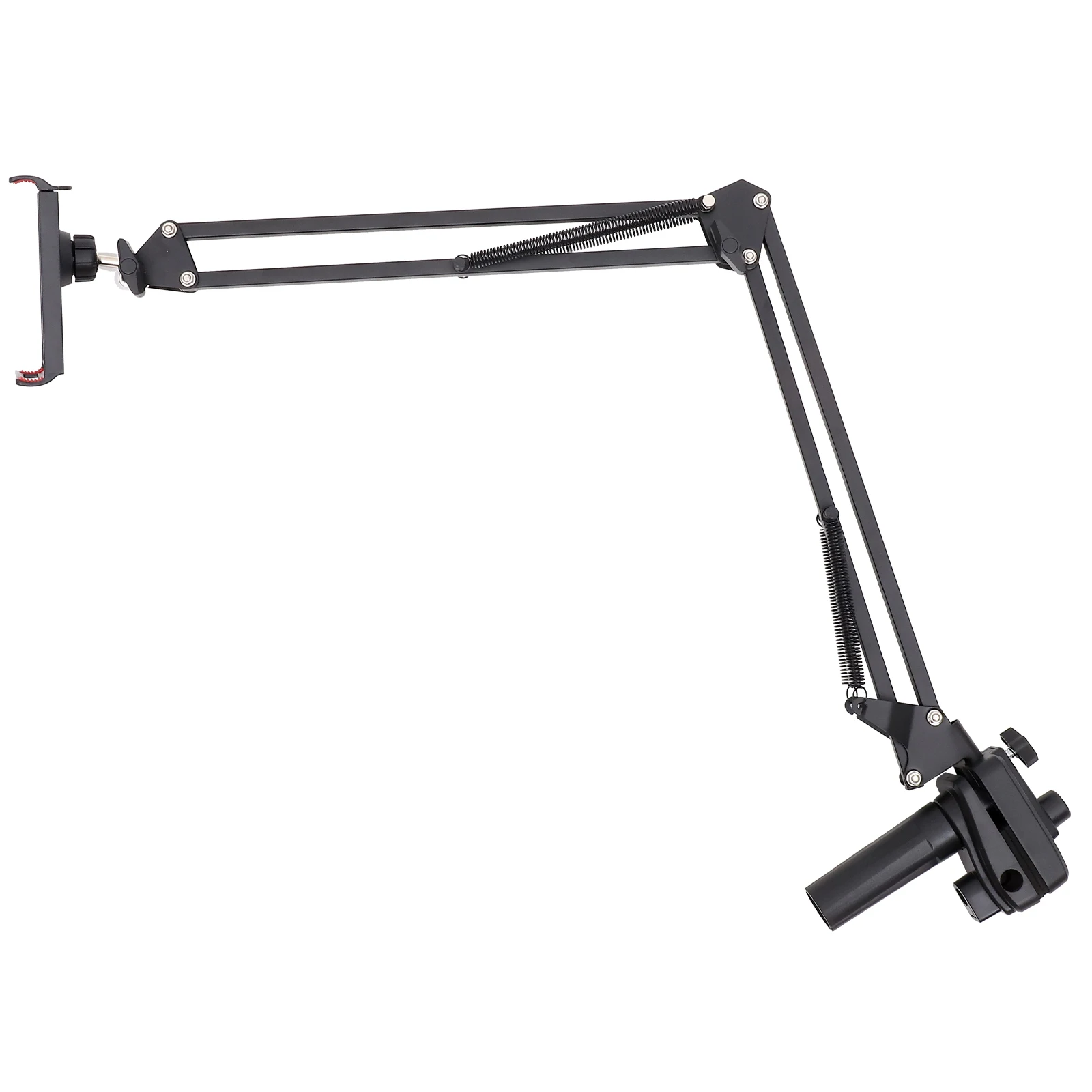 

Rotating Phone Bracket Aluminium Alloy Foldable Long Arm Bedside Tablet Holder 360 Degree Durable Metal Storage