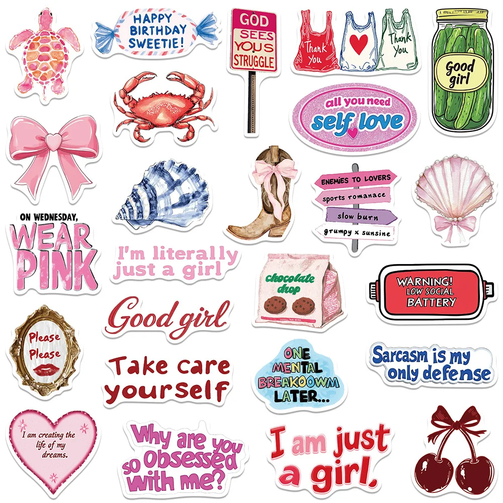 50 adet pembe ilham verici kız - Laptop Accessories Girly incelemesi ve fiyatı