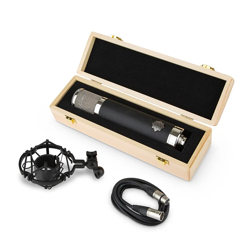 

Professional Newsinging -AK47 Condenser Microphone - Professional recording studio, live streaming and singing microphone
