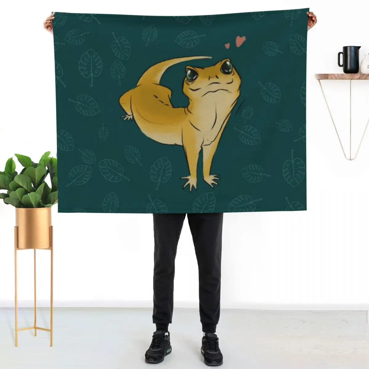 

Cute Geko Throw Blanket Ultra Plush Cozy Blanket for Napping Sleeping