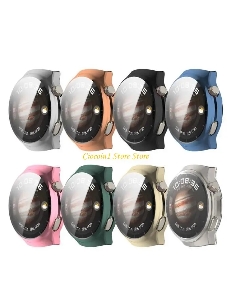 A3PC Full Coverage Case for Watch 4 Scratchproof Housing Replacement Cover