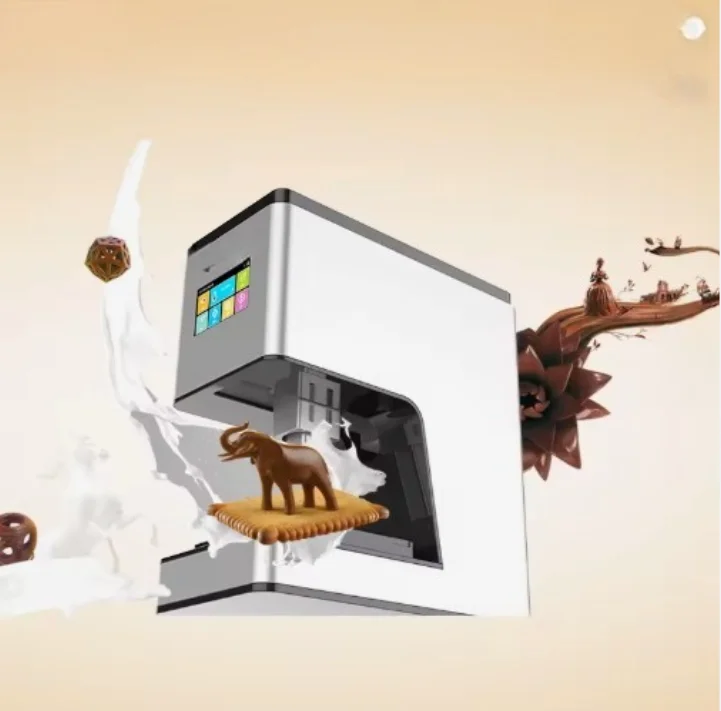 Automatic Chocolate Printing Vending Machine Interactive Retail Solution for Custom Chocolate Products