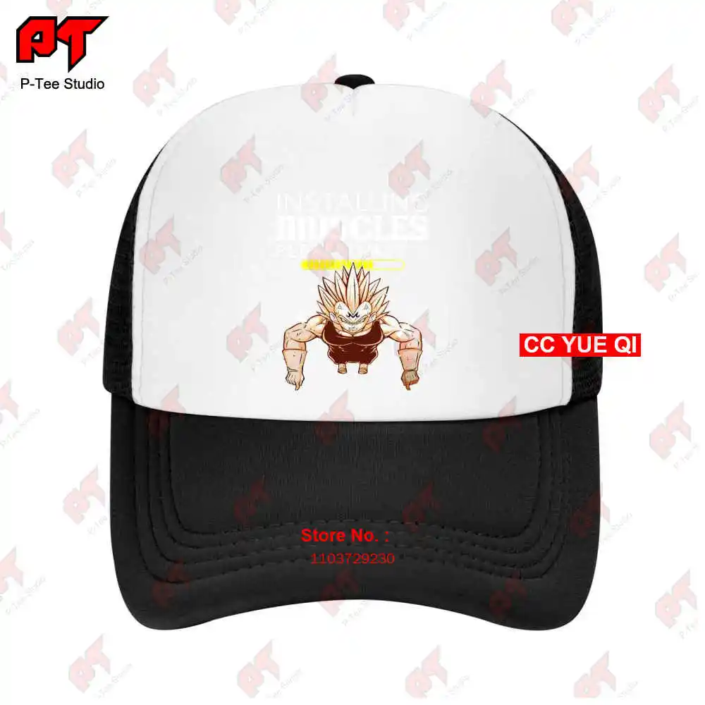 Vegeta Majin Installing Muscles Please Wait Baseball Caps Truck Cap SQPP