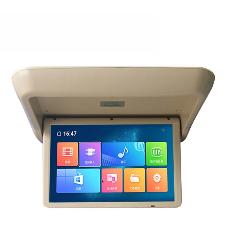 

Bus 19-inch car ceiling screen VGA HDMI car display electric, fully automatic