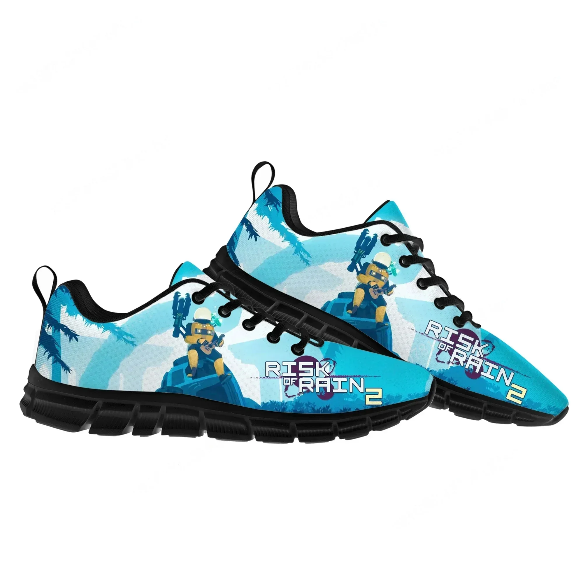 

Спортивная обувь Risk Of Rain 2, мужские и женские кроссовки с героями мультфильмов, модные кроссовки, обувь на заказ