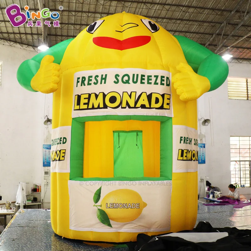 New-arrivel Inflatable Lemon LOGO Tent Inflatablie Lemon Bar/Booth Inflatable Sale Booth Tent For Event  From Bingo