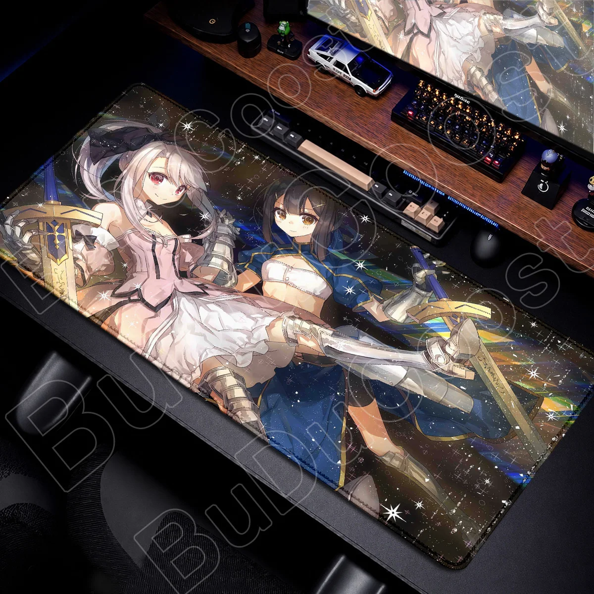 Locking Edge Gamer Büro-Computer-Tastaturmatte Fate Kaleid Liner Prisma Illya Große Erweiterte Anime-Mausunterlage XXL Speed Schreibtischunterlage – Detail 11