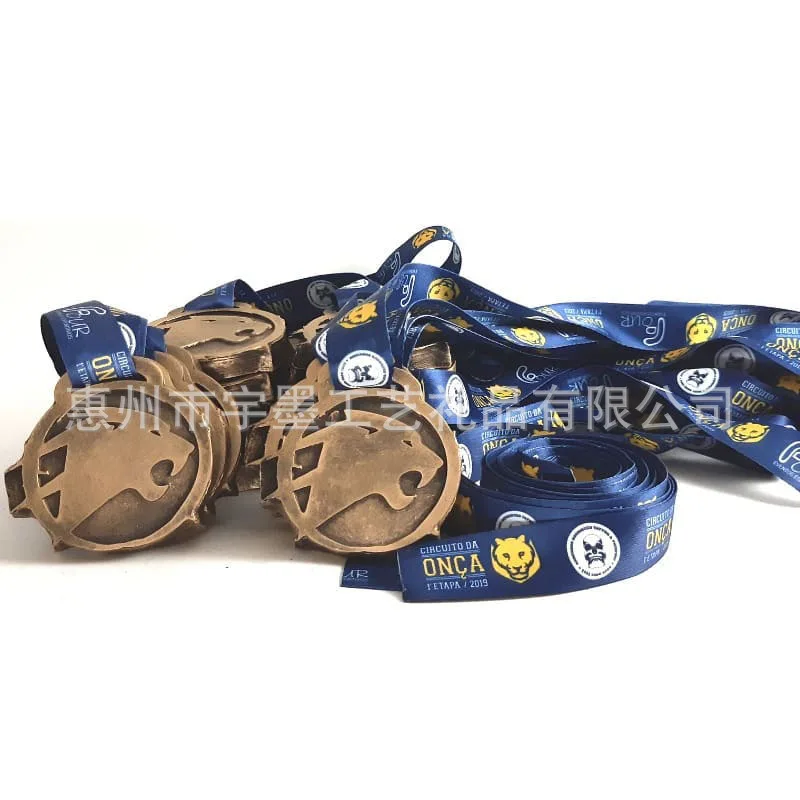 Customized. Marathon Basketball Swimming Games Commendation Prize Paint Sports Culture Metal Souvenir