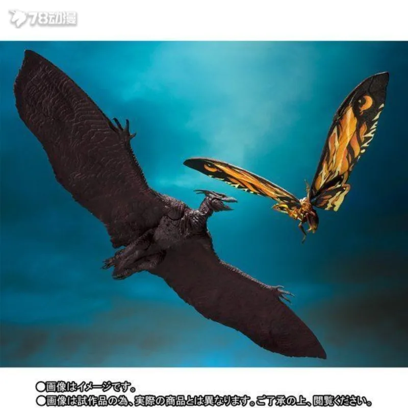 Bandai original s.h. monsterarts bonecas móveis acabadas série godzilla reino anime figura de ação modelo brinquedo presentes para menino