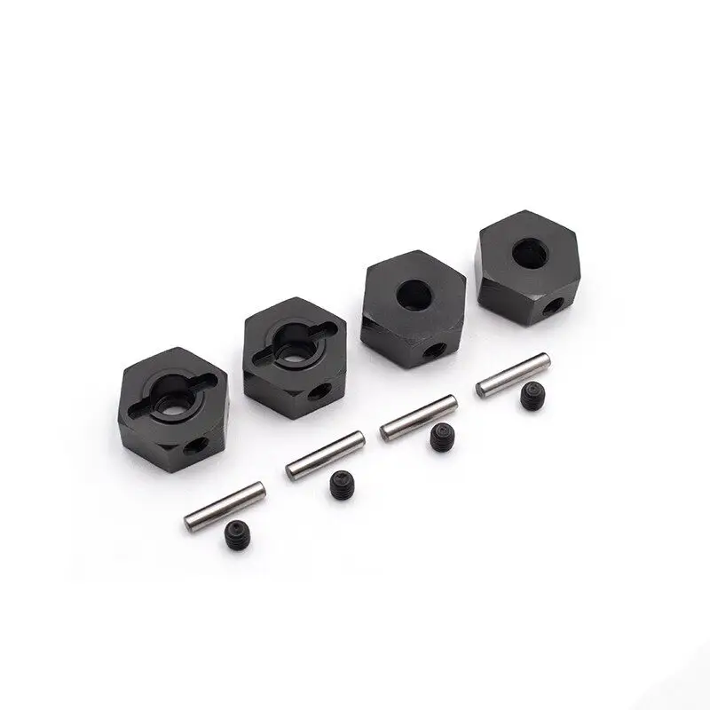 KYX simulation model car 12 * 6mm hexagonal coupler remote control climbing car SCX10 ghost axle wheel hub hexagonal