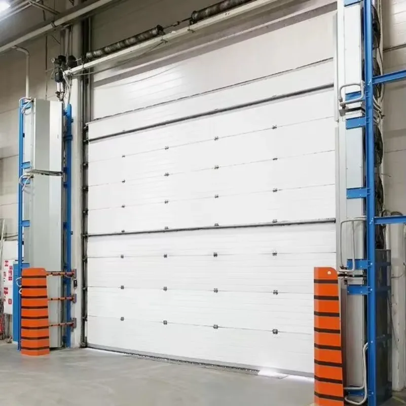 Heavy duty anti-theft modern industrial splicing doors, fire-resistant veneer plywood doors, suitable for warehouse workshops