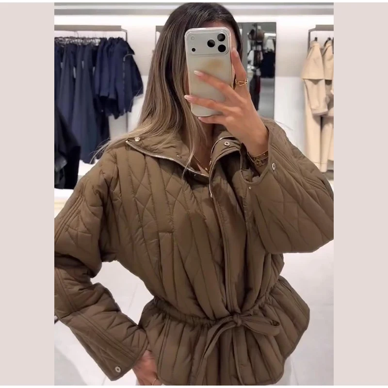 Upgraded Thick Wrap Front Tie Padded Jacket Kimono Style Collar Long Sleeve Loose Warm Daily Women Coat 2026 Winter Cotton Coats 40 S032f52e8f10a4262a8cbe38a5e6a7cdfM