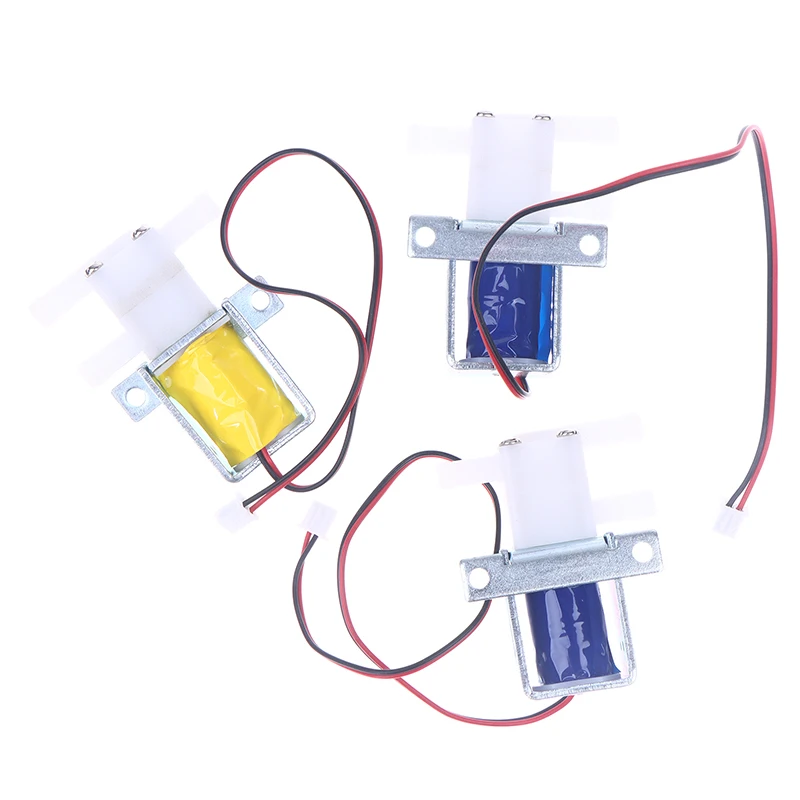 Électrovanne électrique à deux positions et trois voies, DC 6V/12V/24V, N/O N/C pour eau et Air, Valve de déshumidification de refroidisseur à double usage