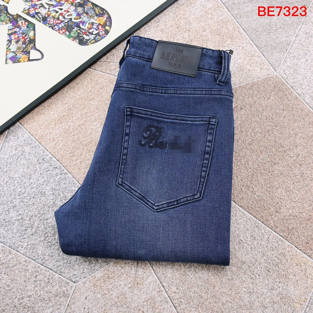 BILLIONAIRE BLKA CPTG Jeans Thick Cotton Men 2025 Autumn Winter new outdoors Embroidery comfortable Quality Big size 29-42 Pants