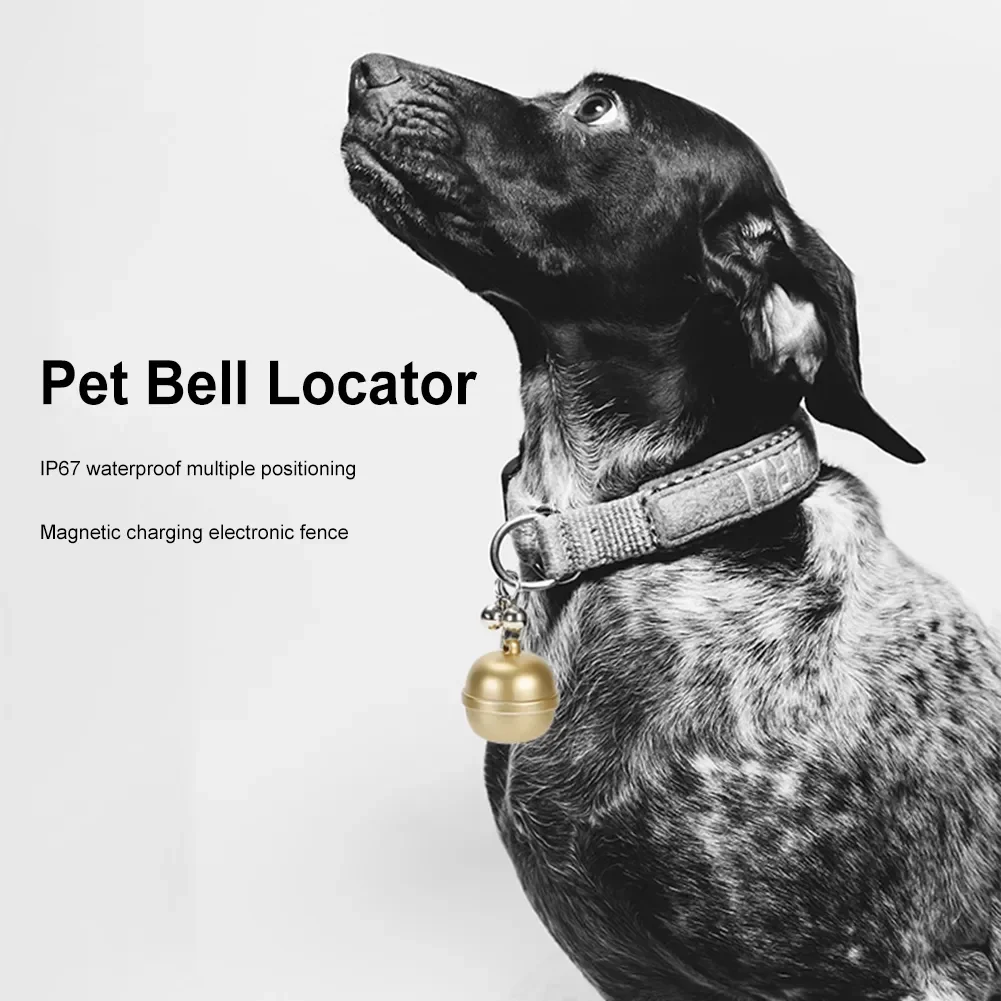 2026 Waterproof Bell GPS Location Tracker For Pet Dog Cat Smart Activity Real-time Pet Location Tracker Collar GPS Dog Cat Track