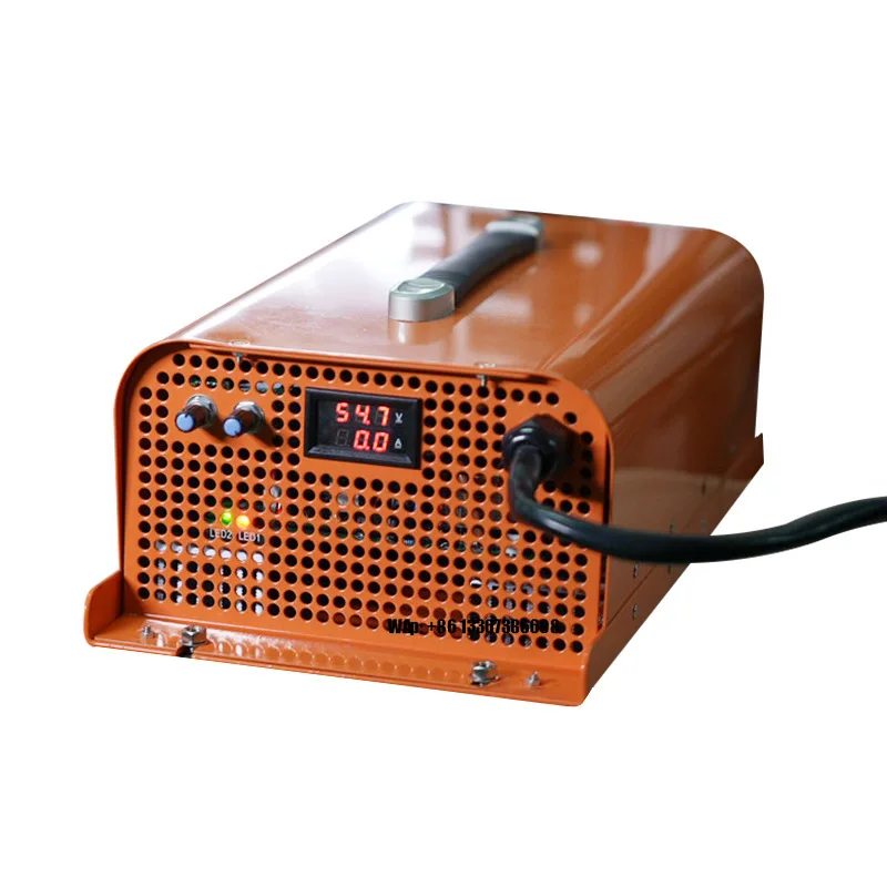 Industrial Voltage/Current Adjustable 12V-24V-36V-48V-60V-72V-84V-96V 60A-50A-40A-30A-20A Battery Charger for Lithium/Lead Acid