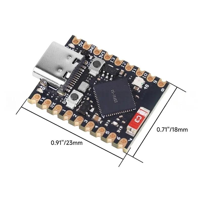 XZG ESP32-S3 Supermini Development Board WiFi Bluetooth 5.0 Ultra-Small Size ESP32 S3 ESP32-S3FH4R2 For Arduino For Micropython
