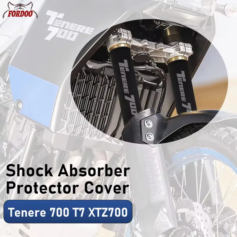 

Защитный чехол для вилки мотоцикла, амортизатор, защита от пыли для Yamaha Tenere 700 T7 XTZ700 2019 2020 2021 2022 2023 2024