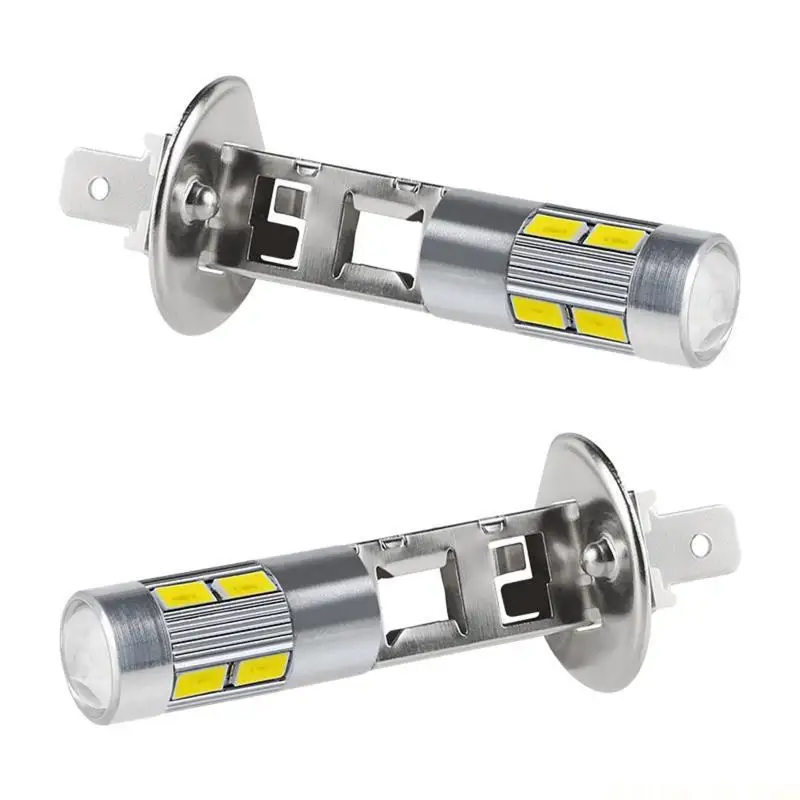 

J0MA Car LED Driving Light Anti Fog Lamp Headlight H1 10SMD 5630 7000-8000K 2pcs