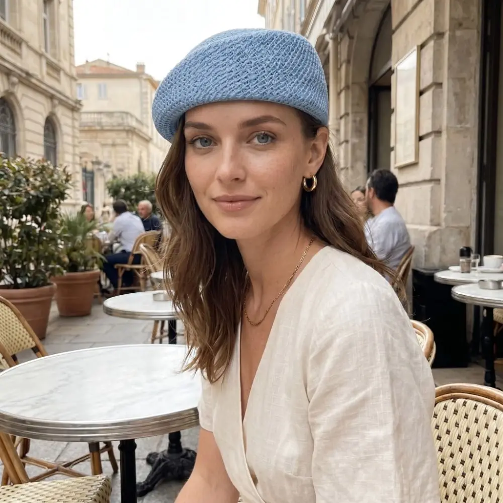 Vintage Elegant Straw Pillbox Hat Weave Fedoras Straw Beret Hat Simple Handmade Sun Hat Cocktail Event