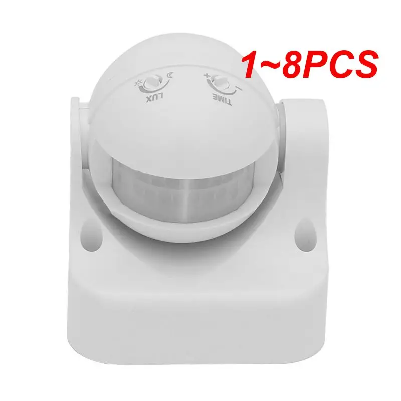 1~8PCS 220V-240V PIR Infrared Motion Sensor Switch Auto -OFF Light Switch PIR Sensor Detector Light Switch Led Sensitive