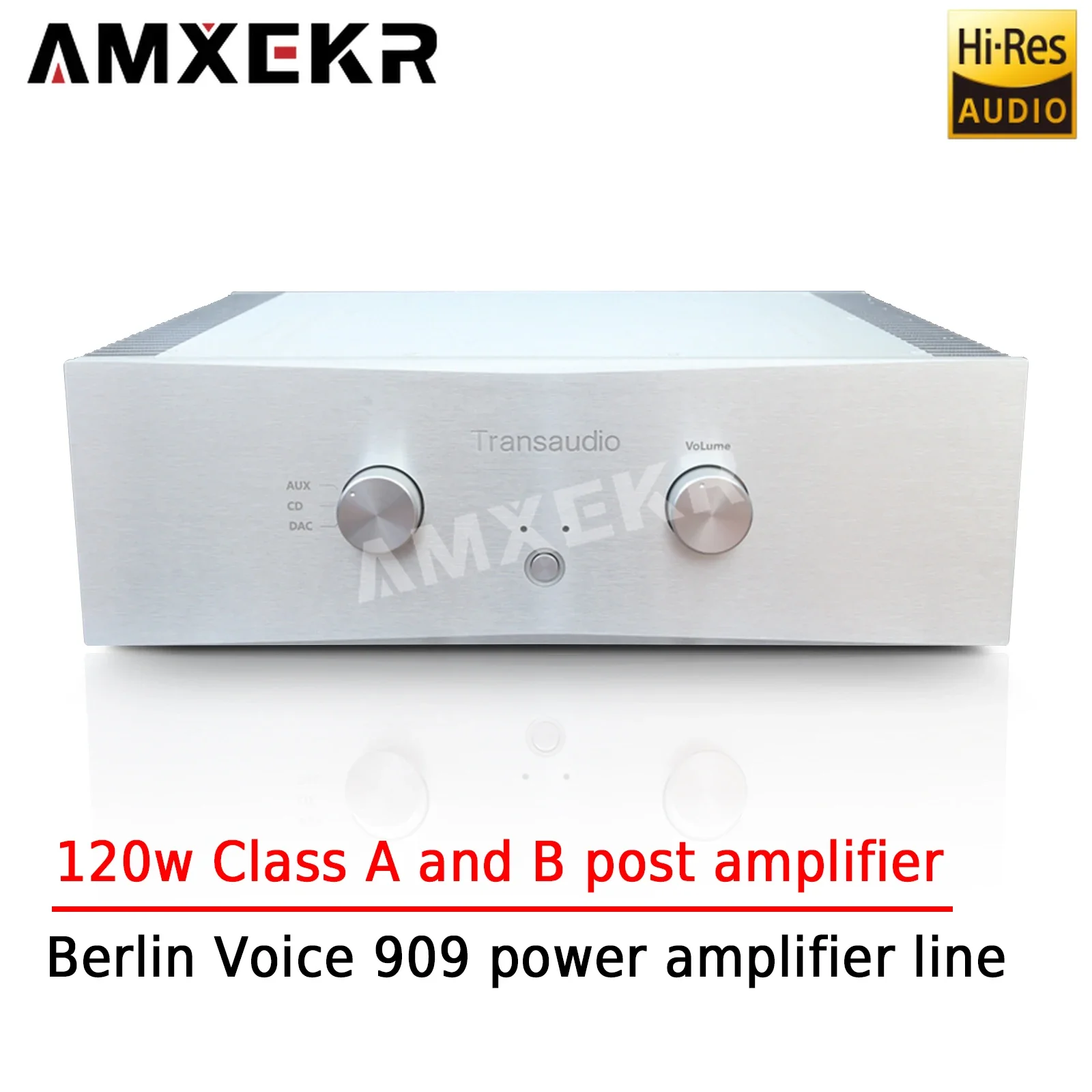 AMXEKR T7 Dual Channel Flagship combina la línea de amplificador de potencia Berliner Voice 909 Flagship 10 * C2922/A1216