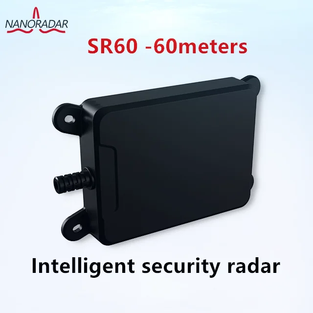 

Nanoradar SR60 60GHz security radar module personnel intrusion detector anti-theft sensor ranging measuring Angle 100 degrees