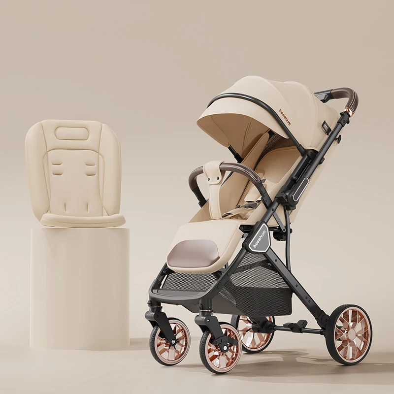 

2026 Newborn Baby Stroller Pushchair Sit and Lie 0-3 Years Old Lightweight Foldable Children's Stroller B7 3D Spine Protection