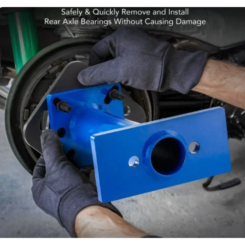 34x24x16cm Rear Axle Bearing Puller, Wheel Bearing Removal Installation Tool with ABS Ring Adapter, Auto Hub Bearing Repair Tool