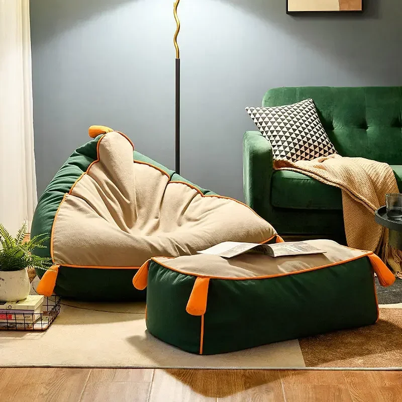 

Lazy Bean Bag Balcony Tatami Living Bedroom Single Leisure Armchair Removable and Washable Sofa Lazy Seat Cushion Bedroom Chair