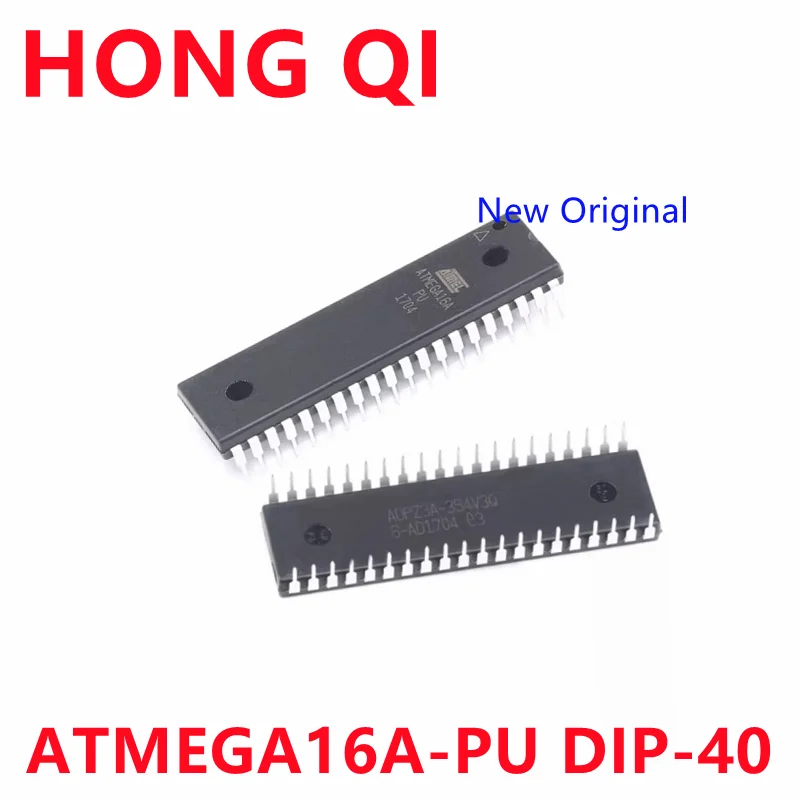 5pcs/lot New Original ATMEGA16A-PU AVR/8-bit Microcontroller 16K Flash DIP-40