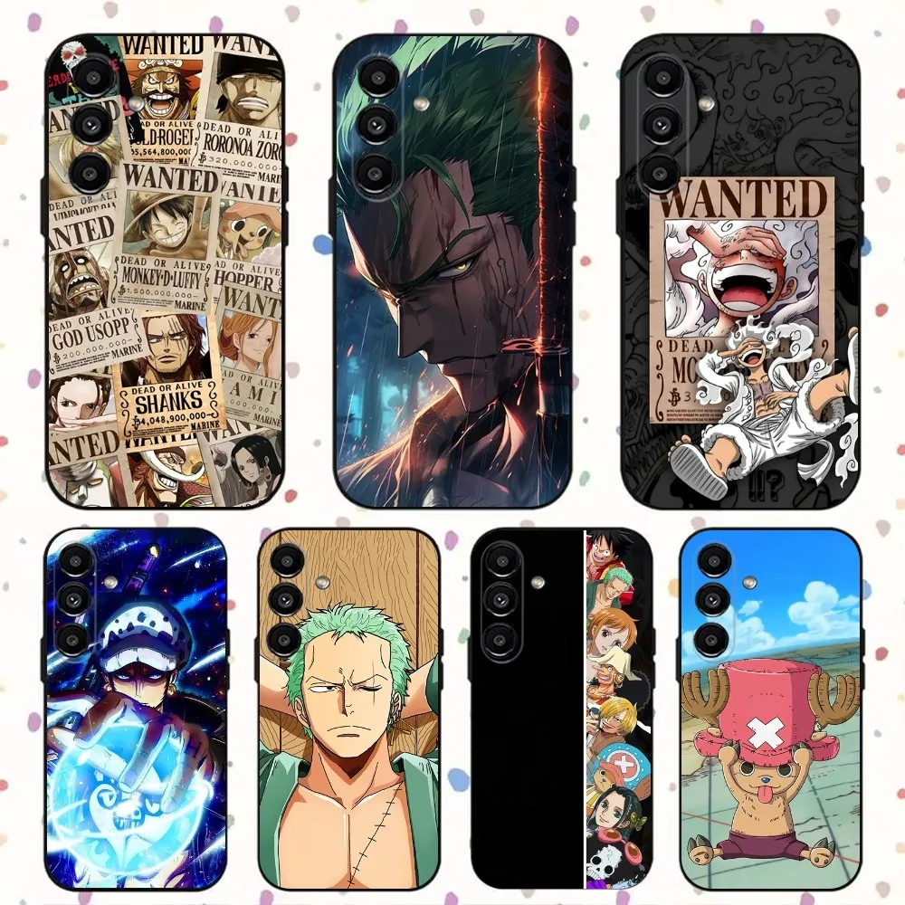 

Ones P-Piece Luffys Art Phone Case For Samsung S24,S21,S22,S23,S30,Ultra,S20,Plus,Fe,Lite,Note,10,9,5G Black Soft Cover