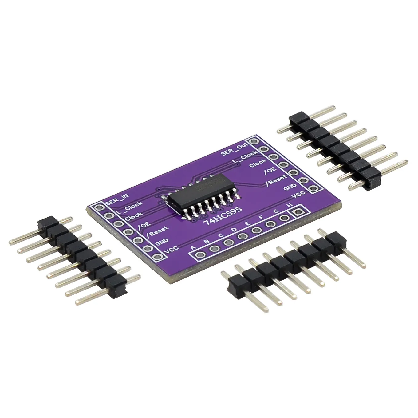 DC3.3-5V 74HC595 expansion module shift register 8-bit shift register