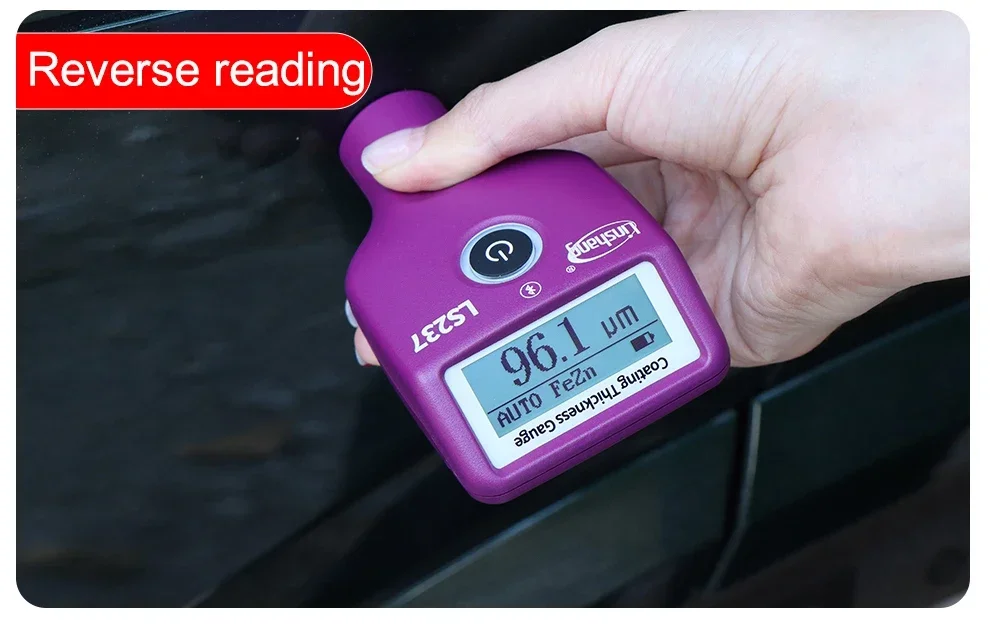 LS237 Car Paint Thickness Gauge for Auto Coating Identify Ferrous Putty Type-C C
