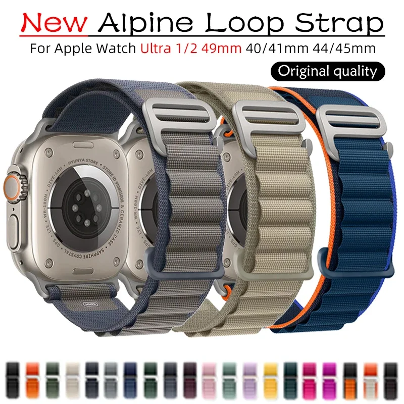 Alpine band voor Apple Watch Band 45 mm 49 mm Iwatch Series 10 42 mm 46 mm 9 8 7 Se Ultra 2 horlogeband 44 mm 41 mm 40 mm Correa armband