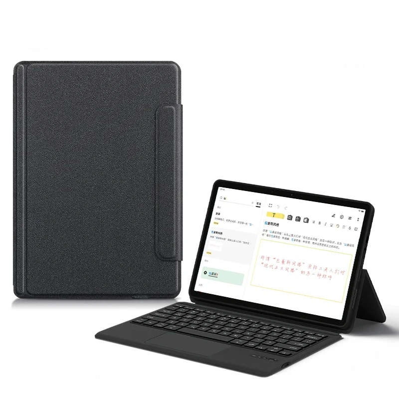 Imagem -04 - Ajiuyu Case de Teclado para Xiaomi Livro s Mit2205 12.4 Polegada Tablet Teclado Bluetooth Touch Pad Capa Protetora Cases Tpu Escudo