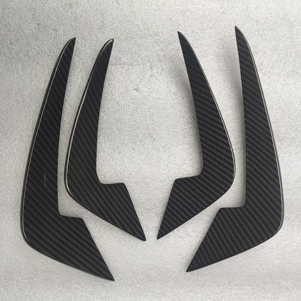 

Real Dry Carbon Fiber Auto Parts Front Bumper Trims Canards for BMW F87 M2 M2c 2014-2022 AC Style Frame Cover Canard