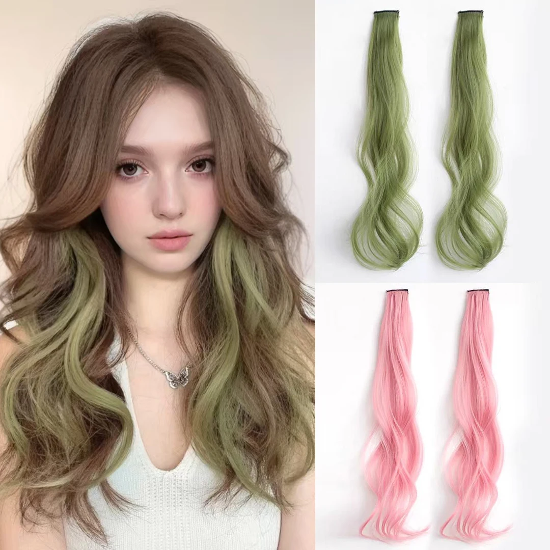 Children's Colorful Wig Clip Princess Hair Accessories Sweet Cool Hair Decorations For Girls Kids Extension image 3