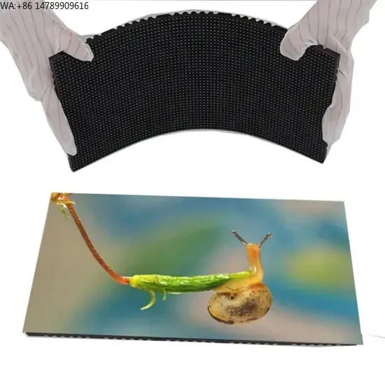 LEDTransparent Displays, Naked-eye 3D Screens, And Smart Light PolesChina Factory Price P1.25 P1.53 P2 P2.5 Soft Module Fle